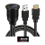 Przedłużacz HDMI/USB Ampire XHB150 Przedłużacz kabla HDMI/USB-A z gniazdem montażowym i gumową klapką